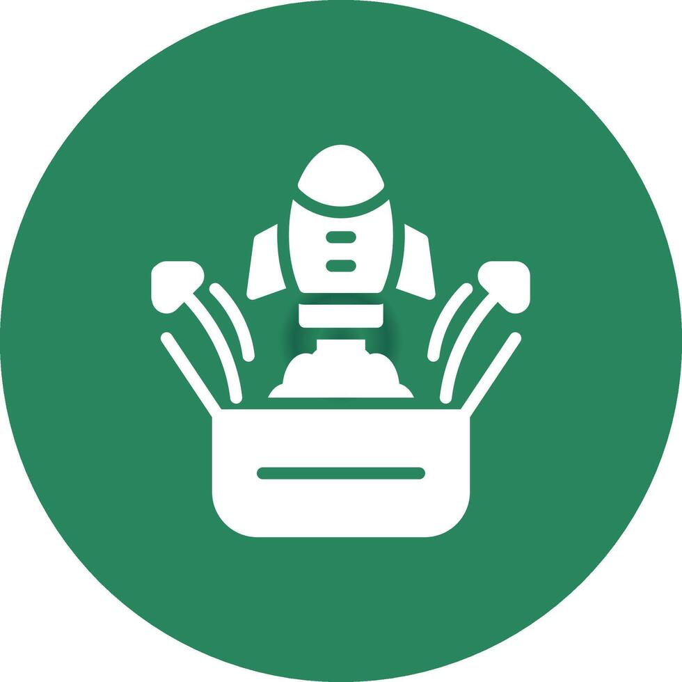 Think Out Of The Box Creative Icon Design vector