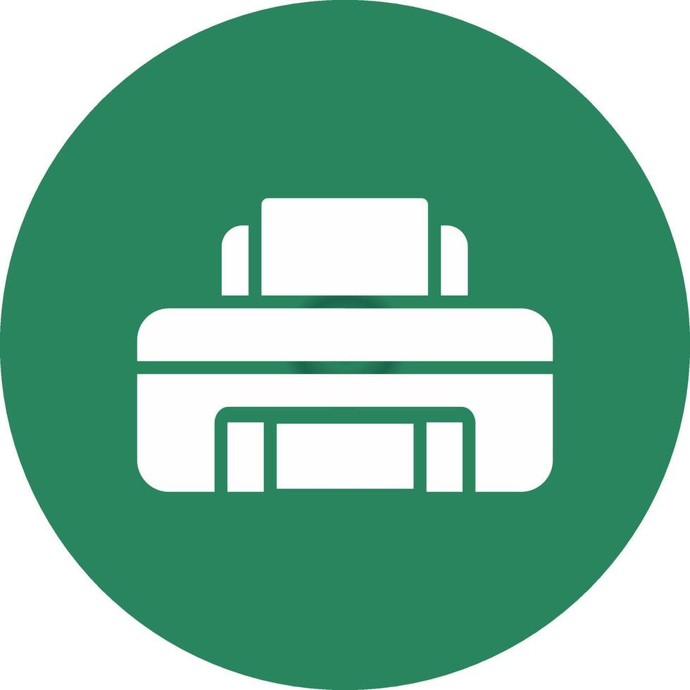 Printer Creative Icon Design vector