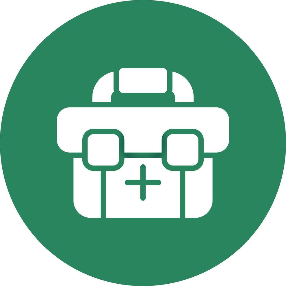 First Aid Kit Creative Icon Design vector