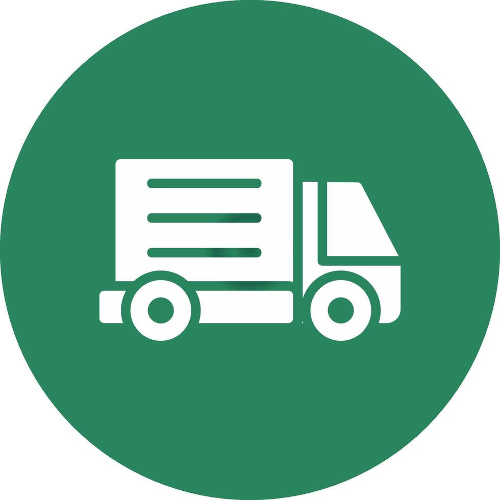 Delivery Truck Creative Icon Design vector