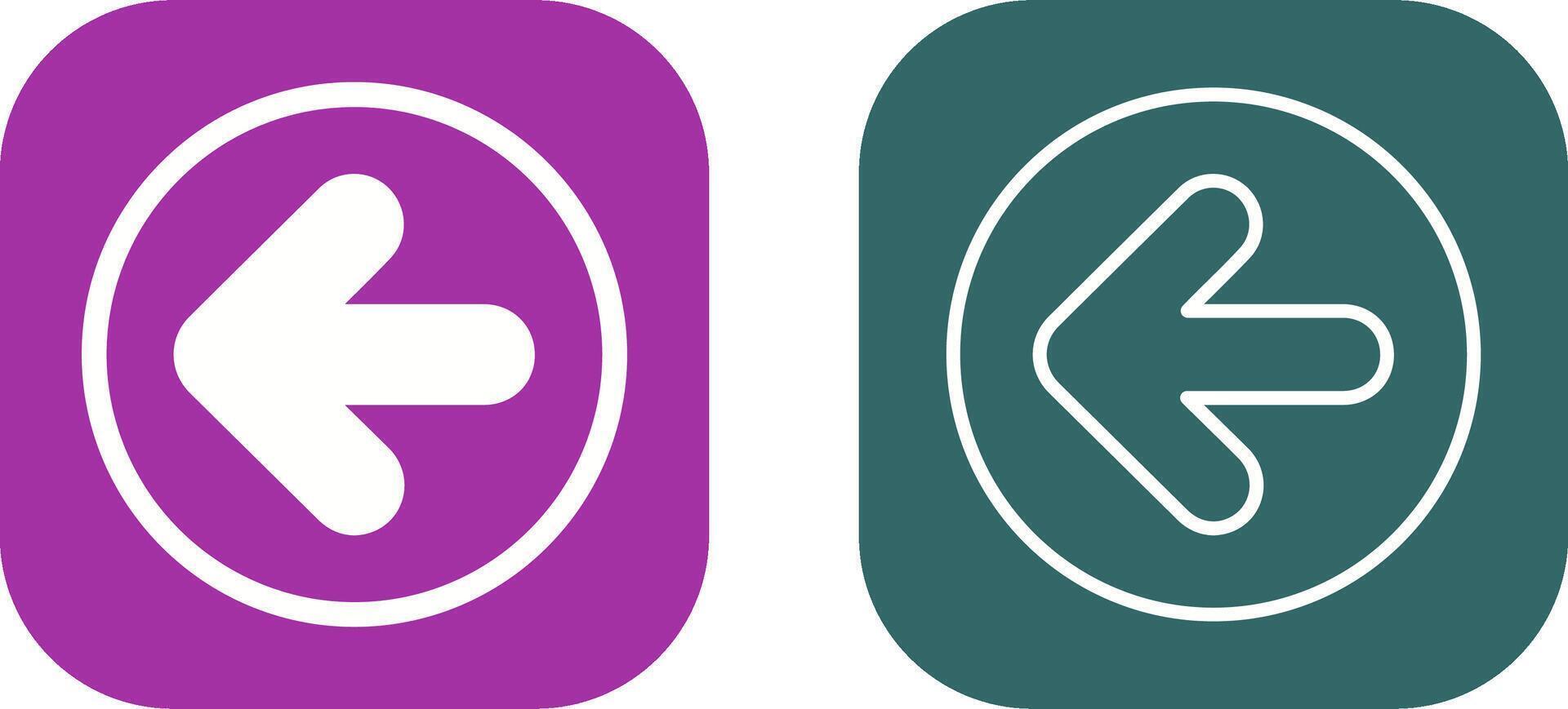To Left Vector Icon