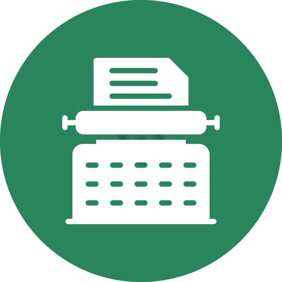 Typewriter Creative Icon Design vector