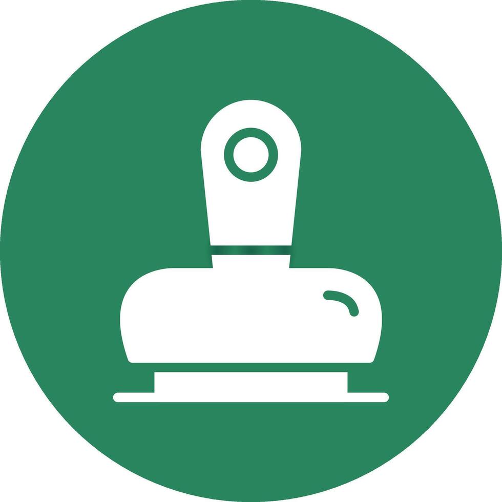 Rubber Stamp Creative Icon Design vector