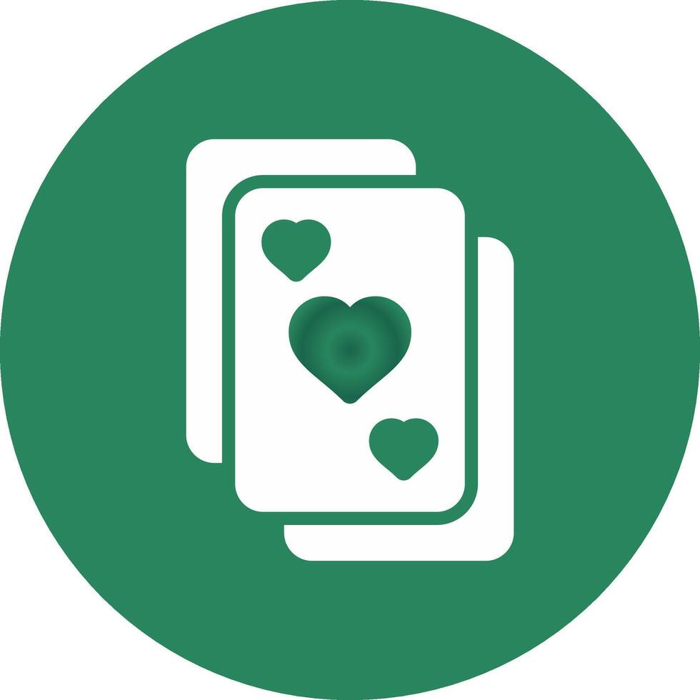 Playing Cards Creative Icon Design vector