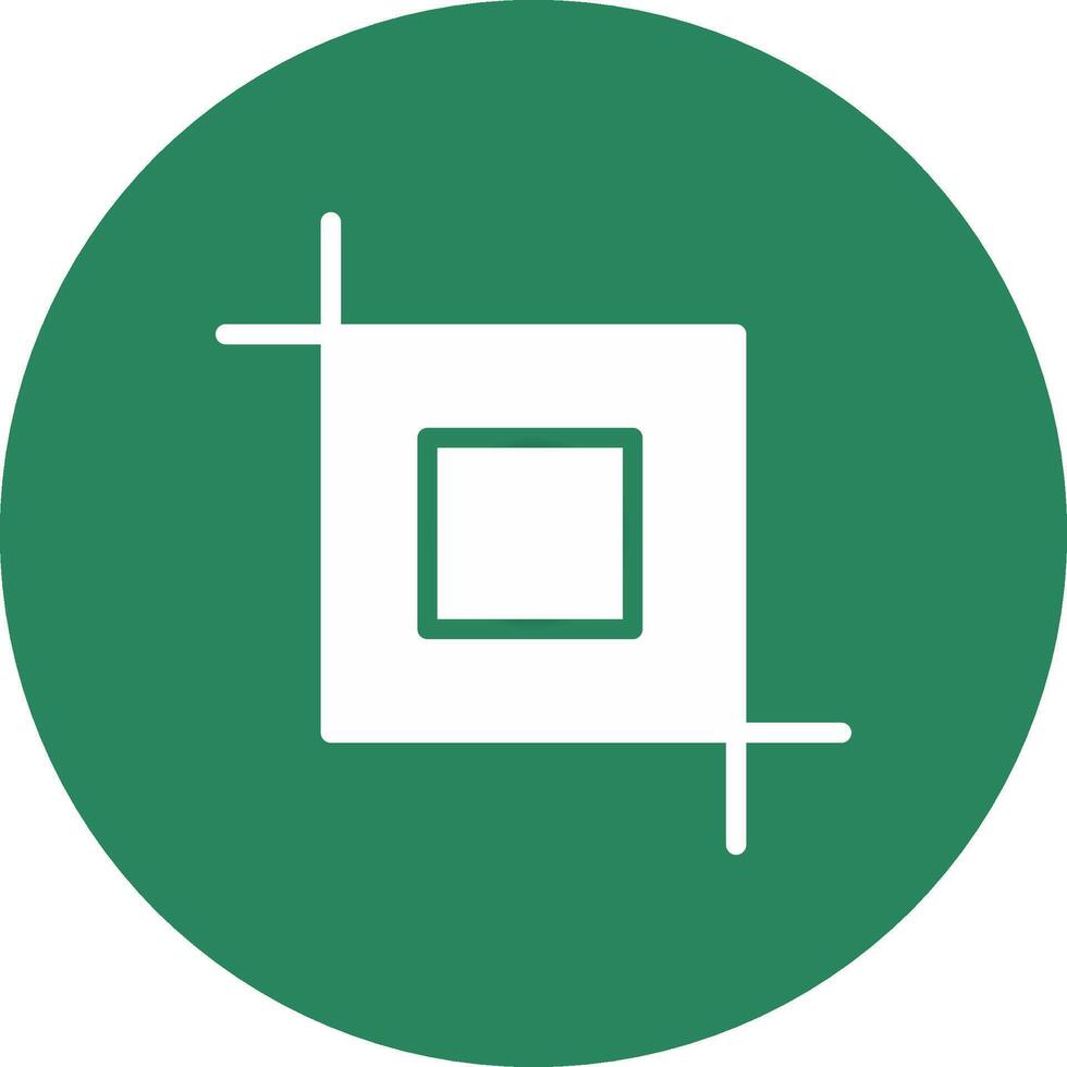 Crop Creative Icon Design vector