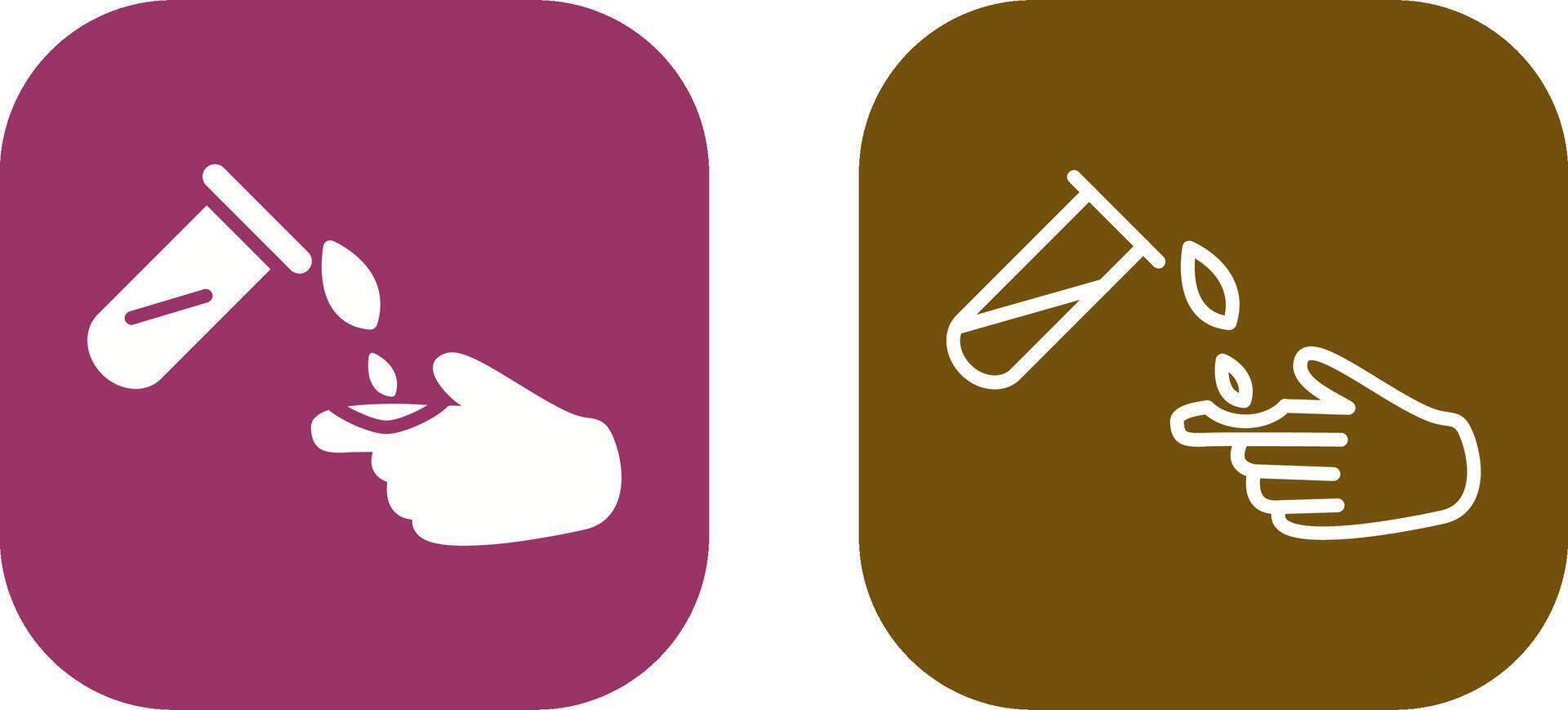 Corrosive Hazard Vector Icon