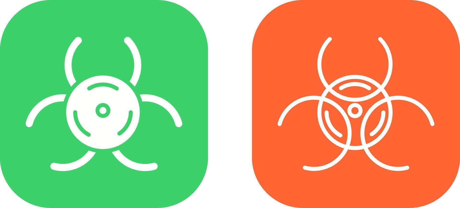 Biological Hazard Vector Icon