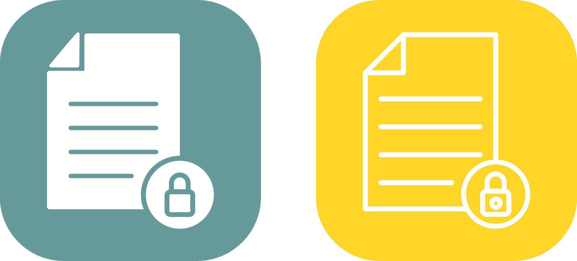 Private Document Vector Icon