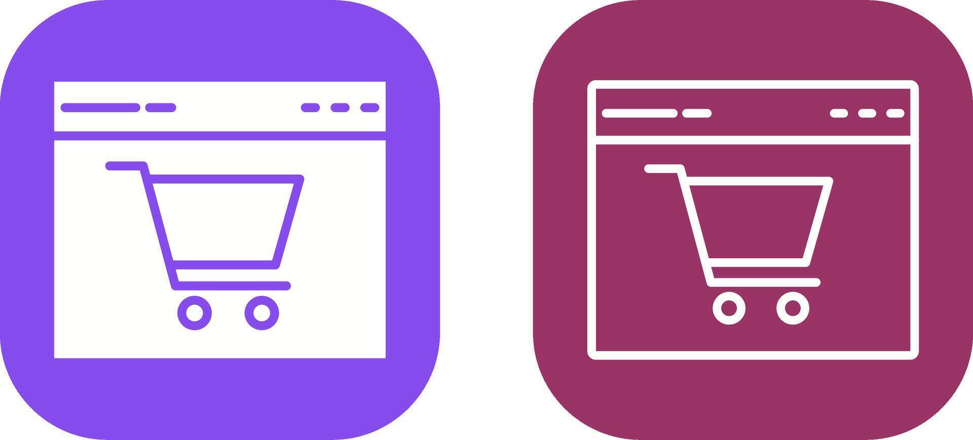 Ecommerce Website Vector Icon