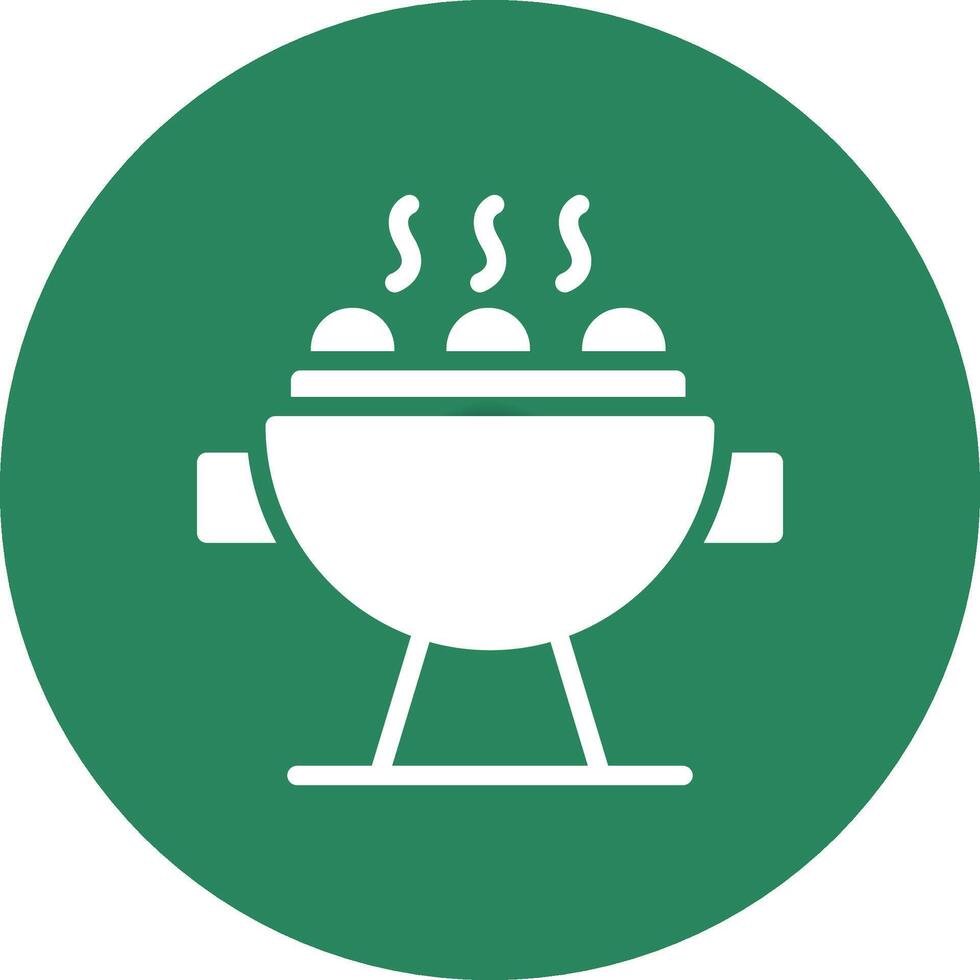 Grill Creative Icon Design vector