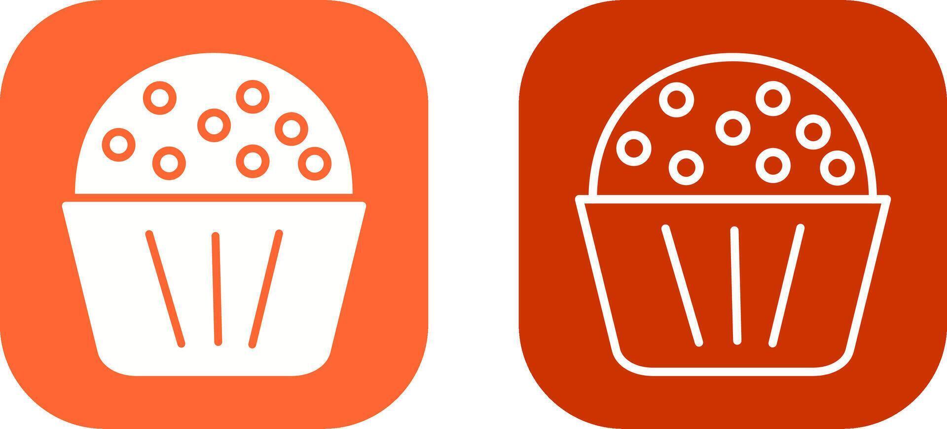 Chocolate Muffin Vector Icon