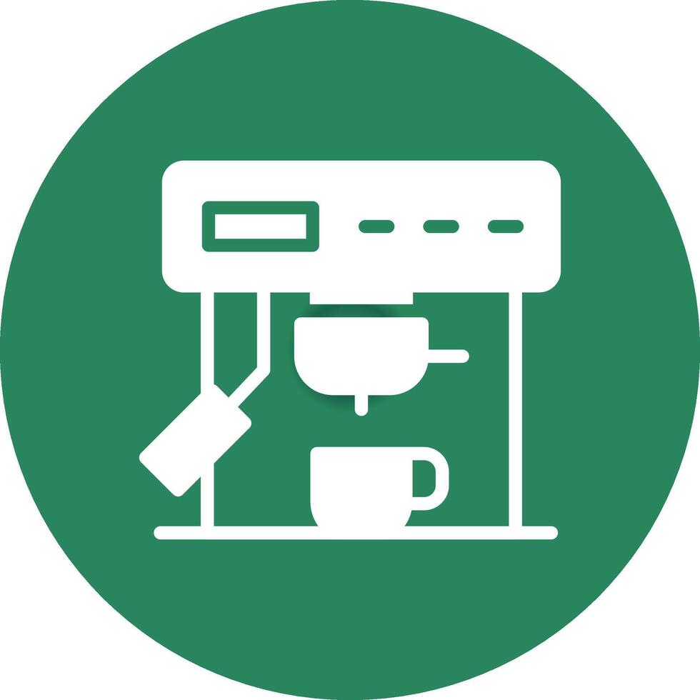 Coffee Machine Creative Icon Design vector