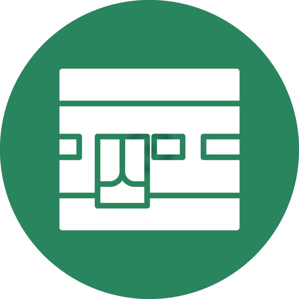 Kaaba Creative Icon Design vector
