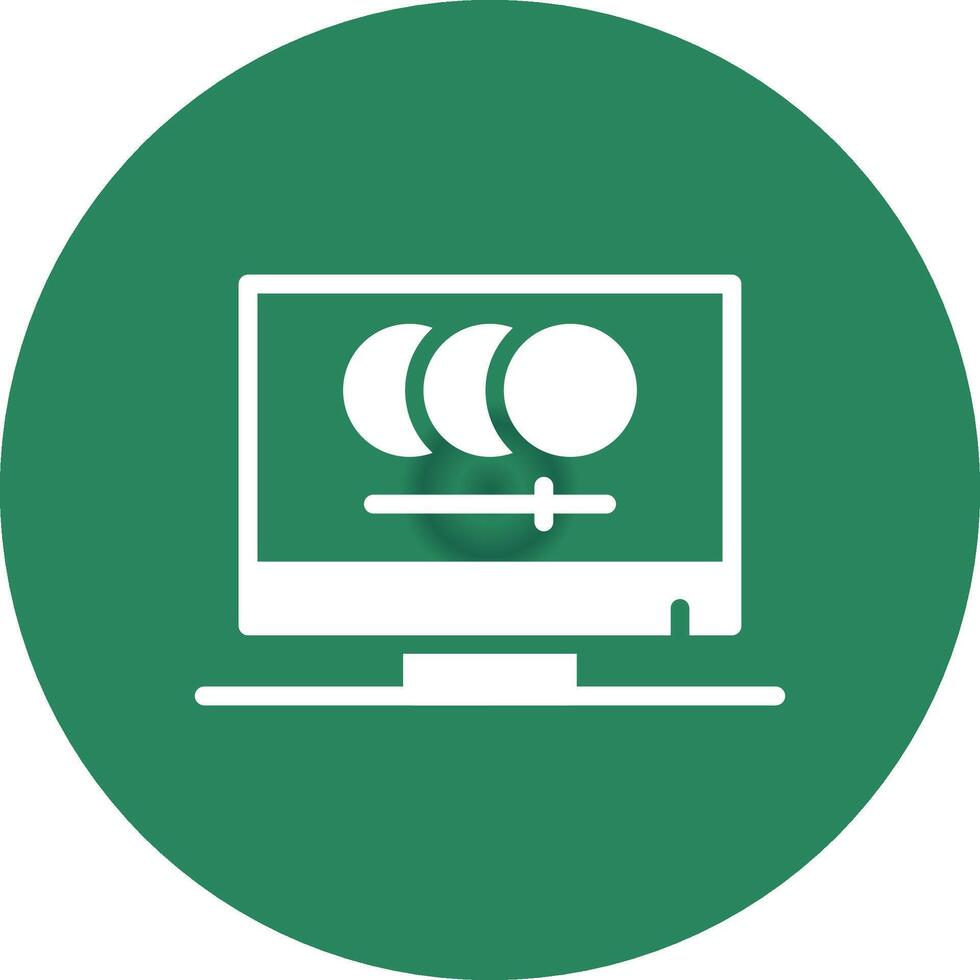 Digital Animation Creative Icon Design vector