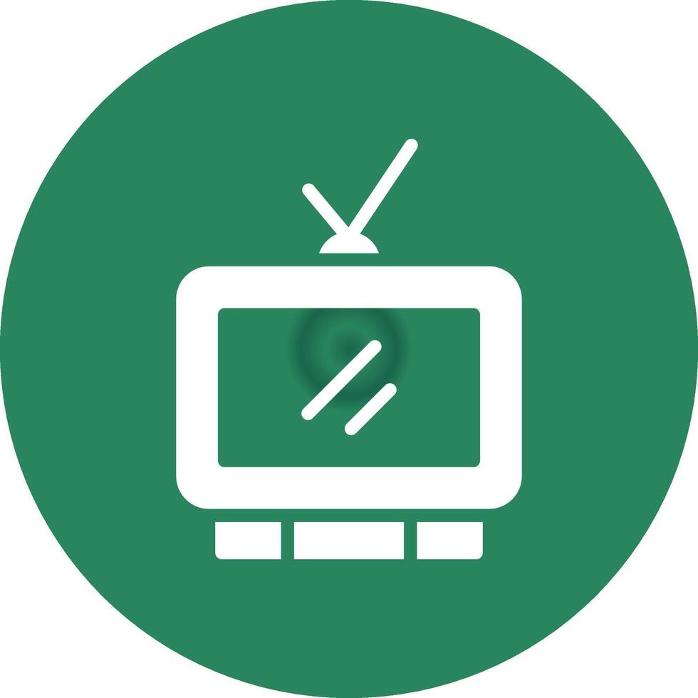 Television Creative Icon Design vector