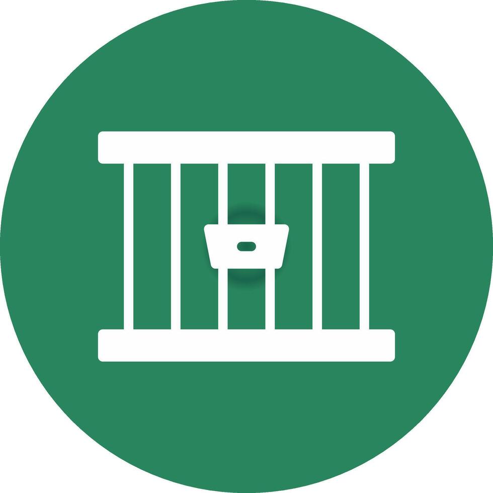 Jail Creative Icon Design vector