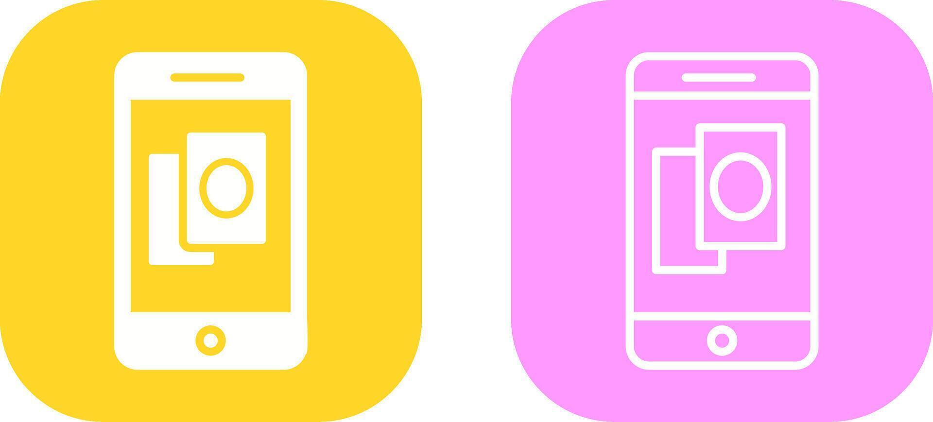 Phone Gambling Vector Icon
