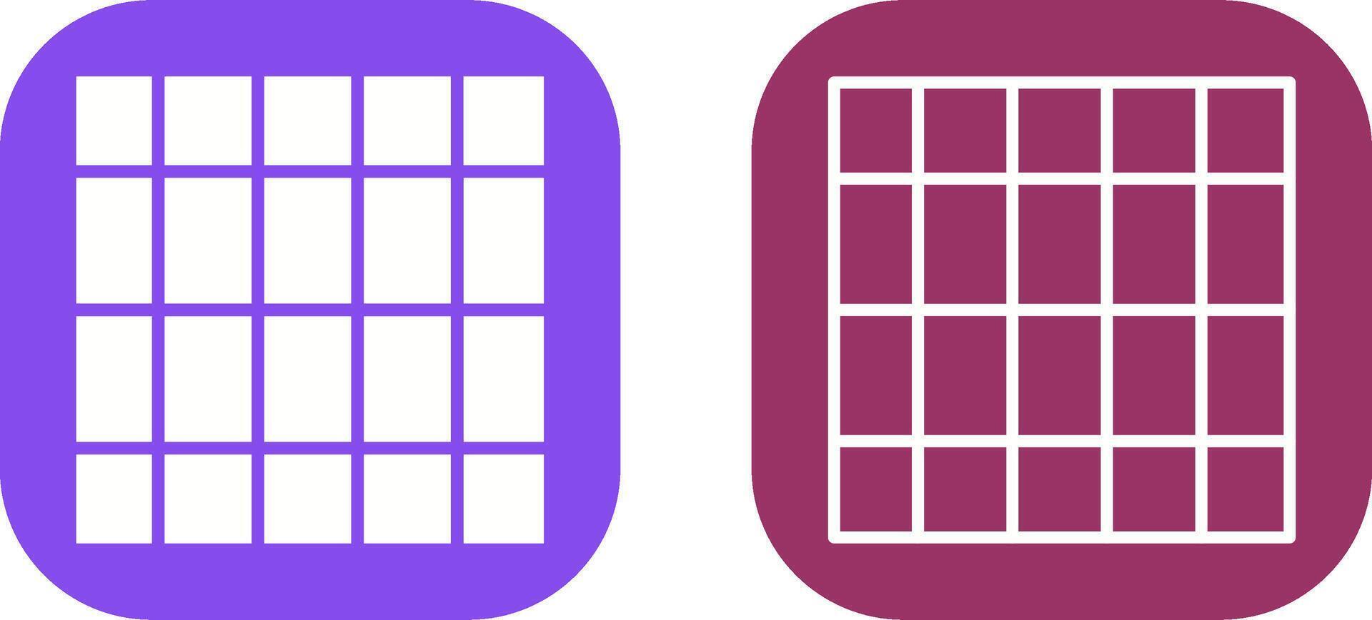 Table of Rates Vector Icon