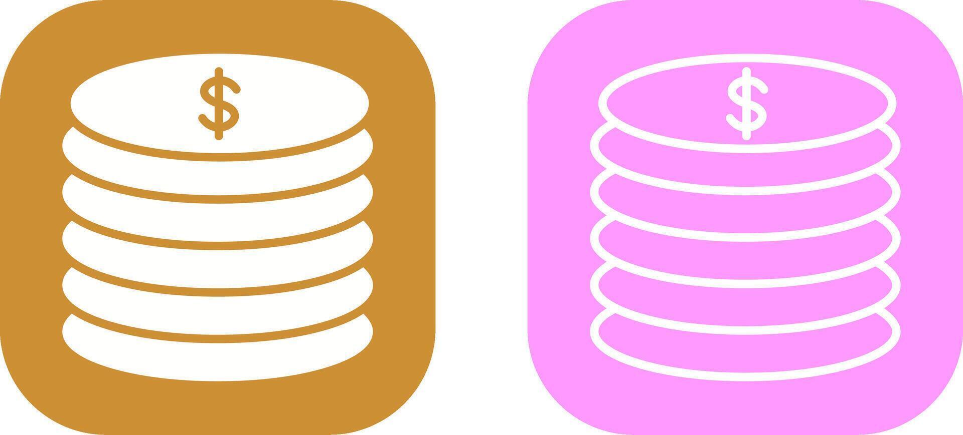 Stack of Coins Vector Icon