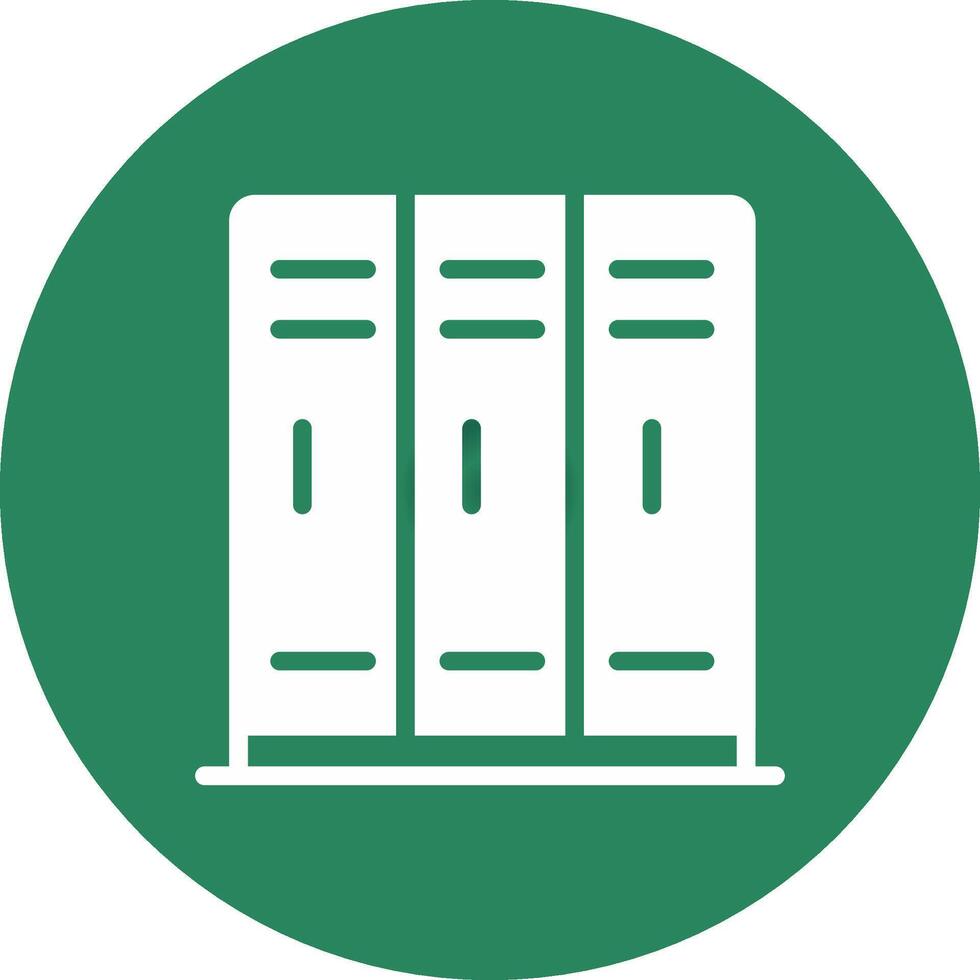 Lockers Creative Icon Design vector