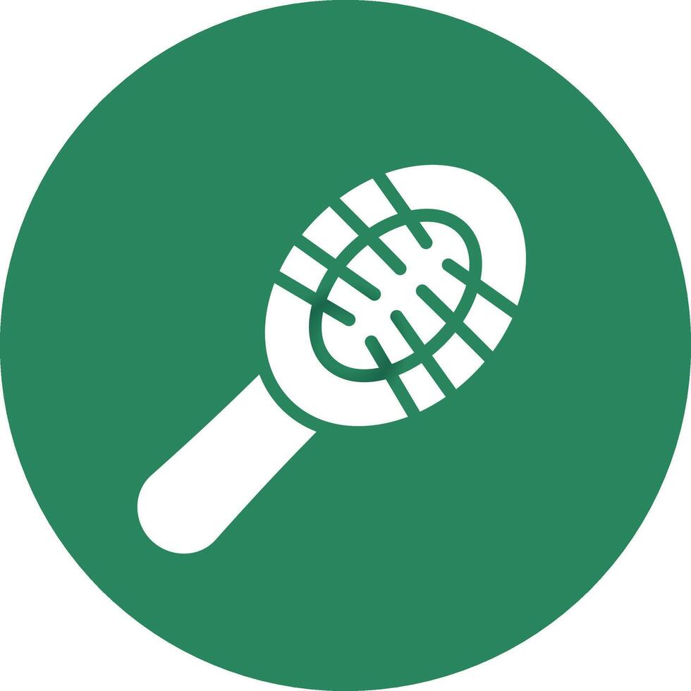 Hairbrush Creative Icon Design vector