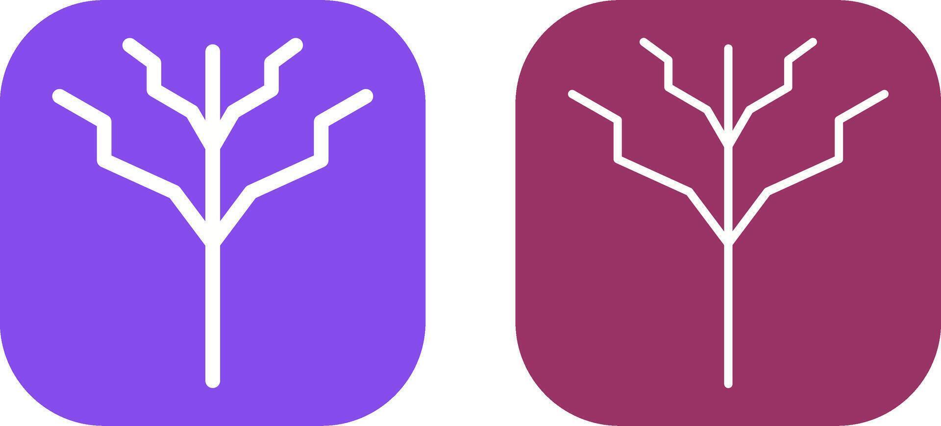Tree with no leaves Vector Icon