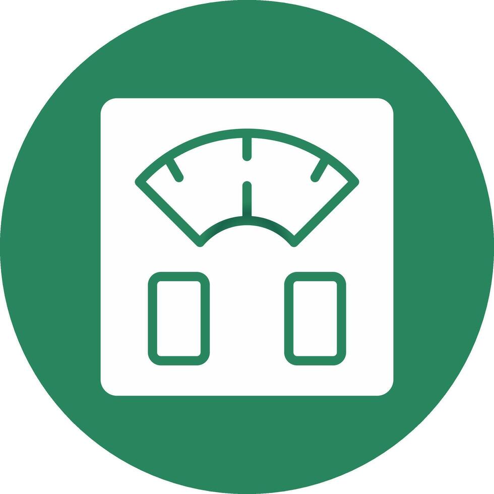 Body Scale Creative Icon Design vector