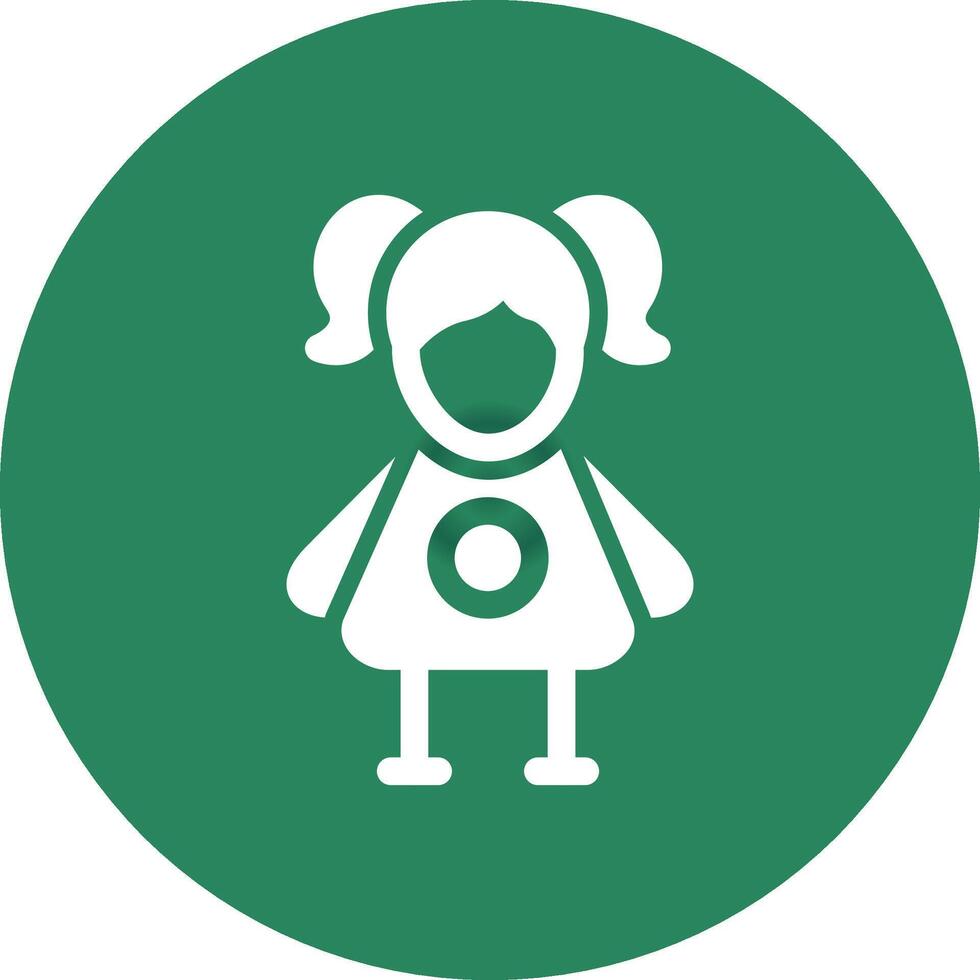 Doll Creative Icon Design vector