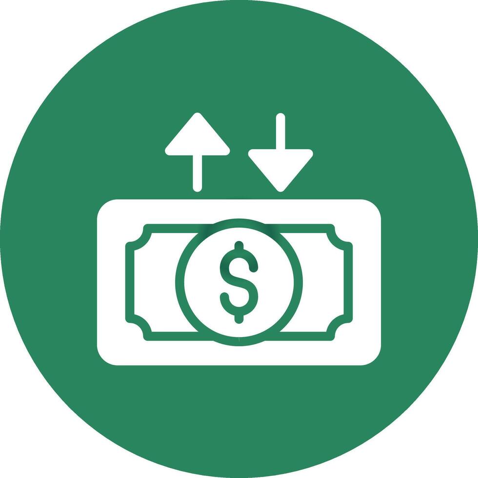 Cash Flow Creative Icon Design vector