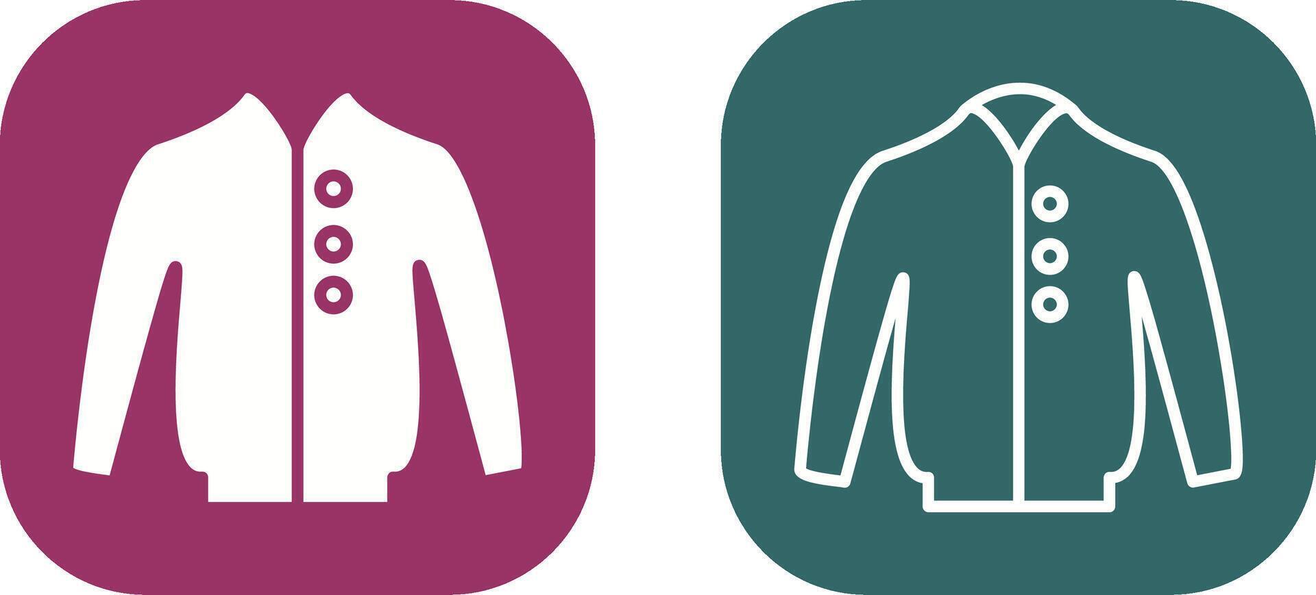 Mens Jacket Vector Icon