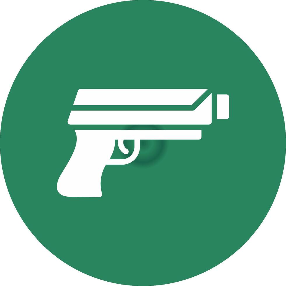 Gun Creative Icon Design vector