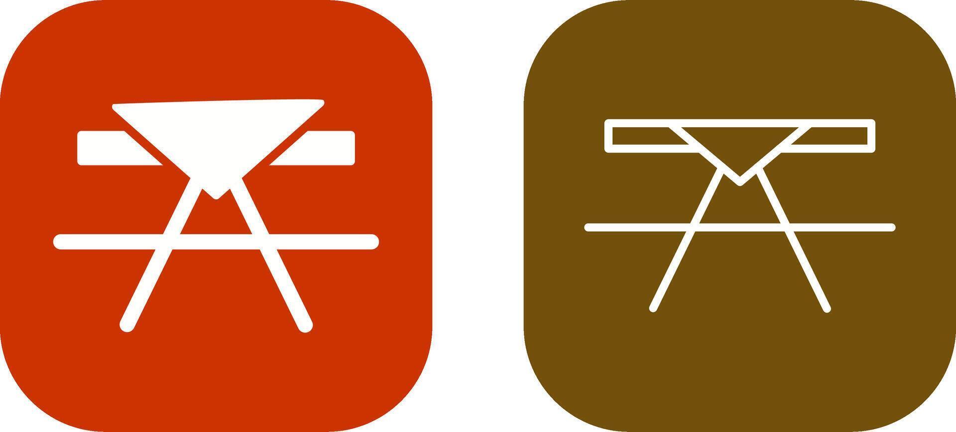 Picnic Table Vector Icon