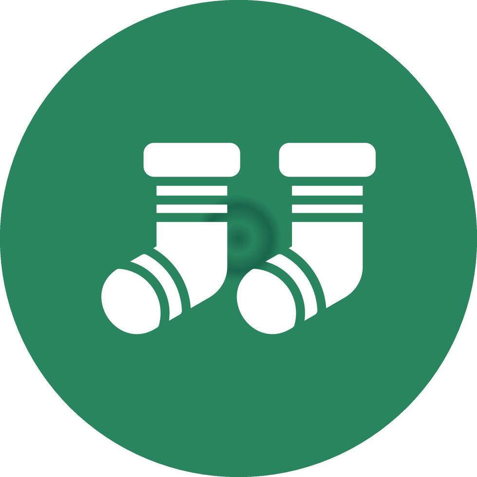 Baby Socks Creative Icon Design vector