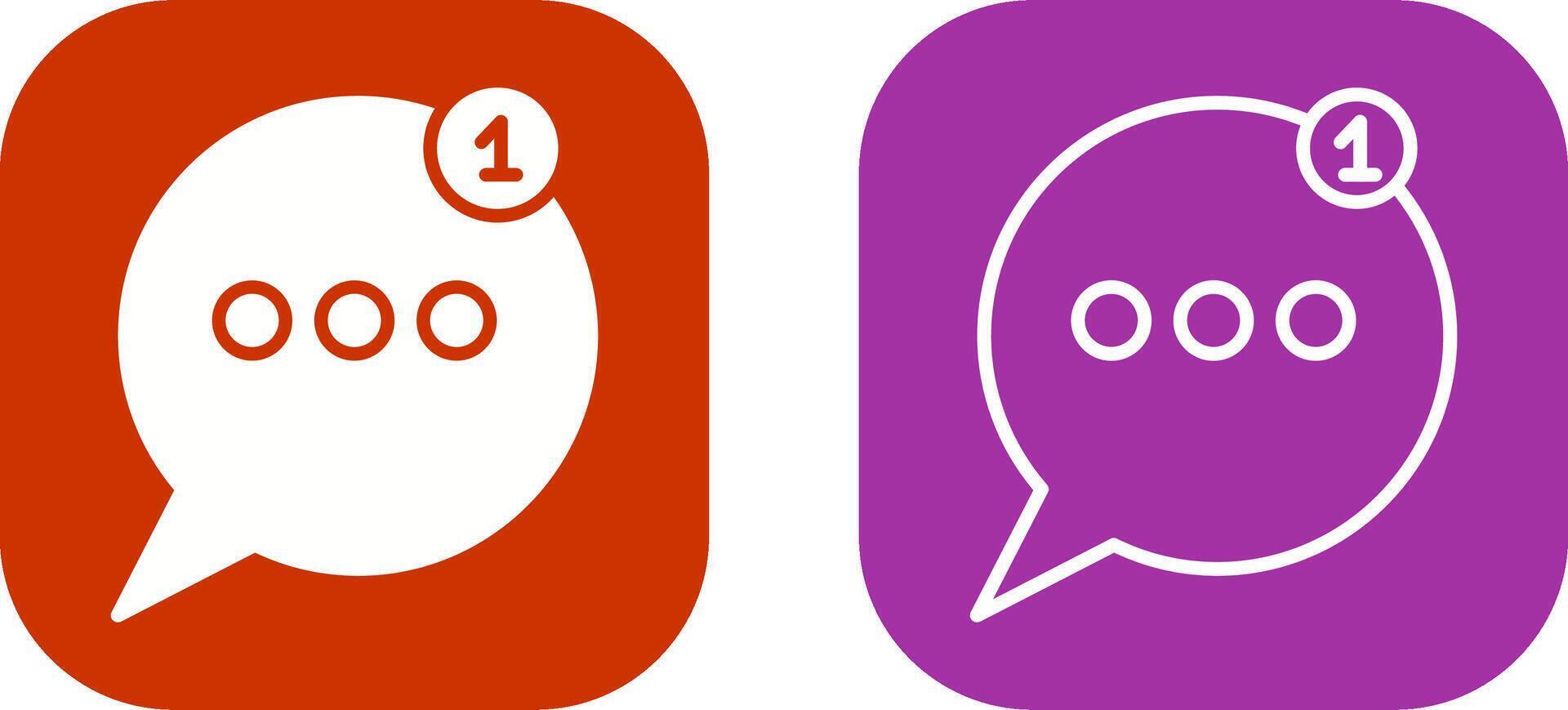 Message Bubbles Vector Icon