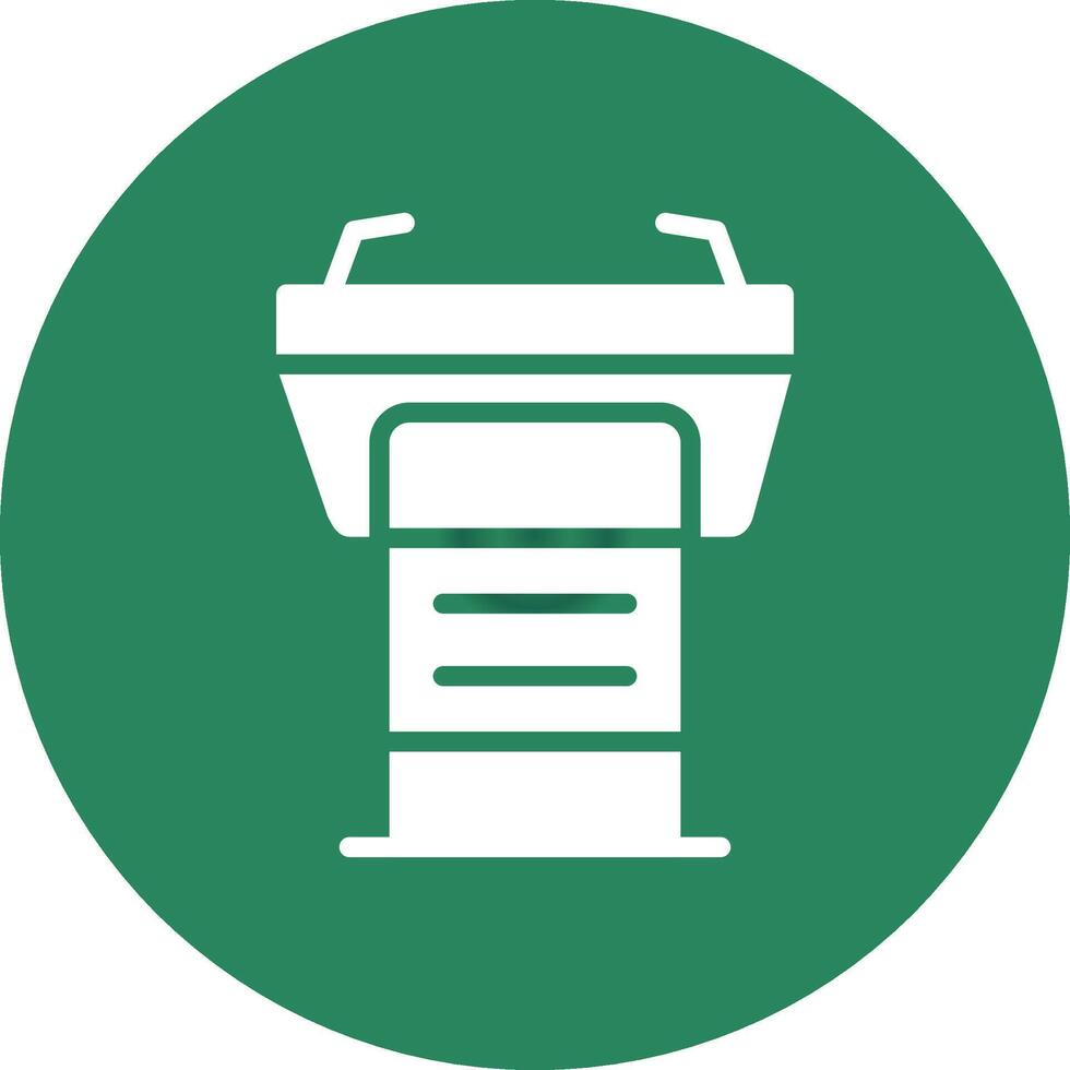 Tribune Creative Icon Design vector
