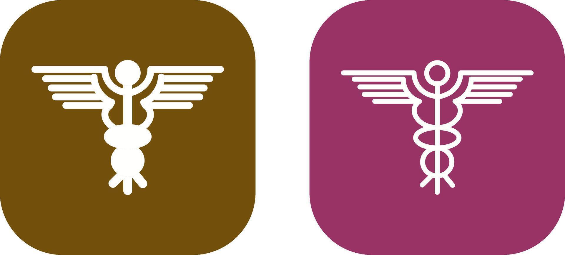 Caduceus Vector Icon