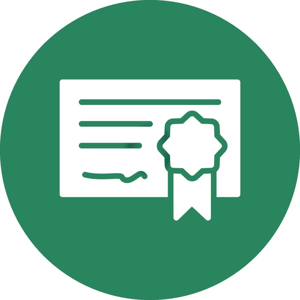 Diploma Creative Icon Design vector