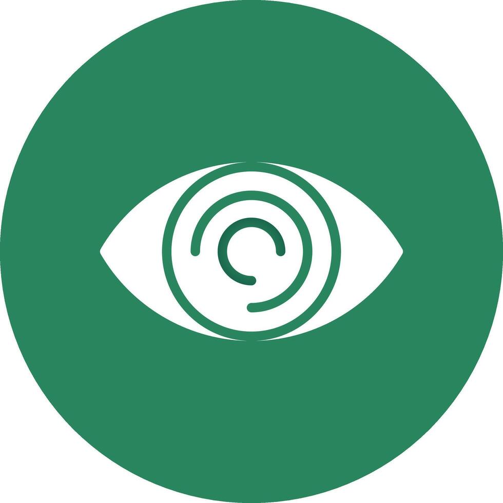 Glyph Circle Gradient Design vector