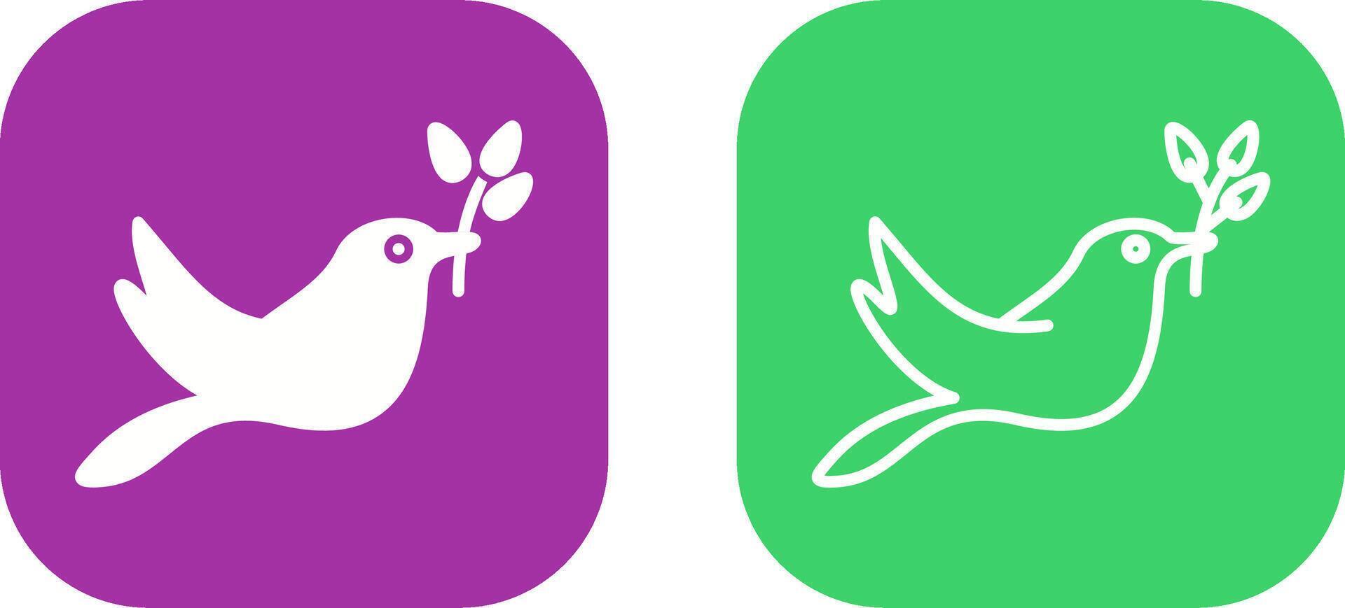 Cute Bird Vector Icon