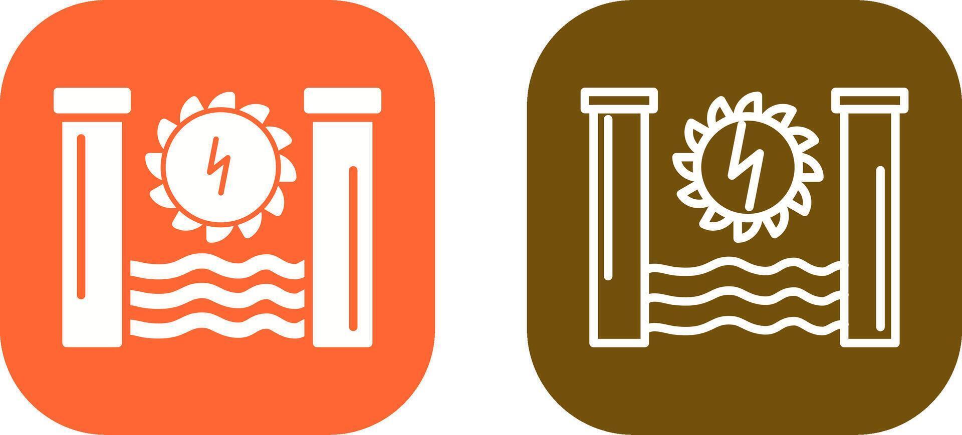 Hydro Power Vector Icon