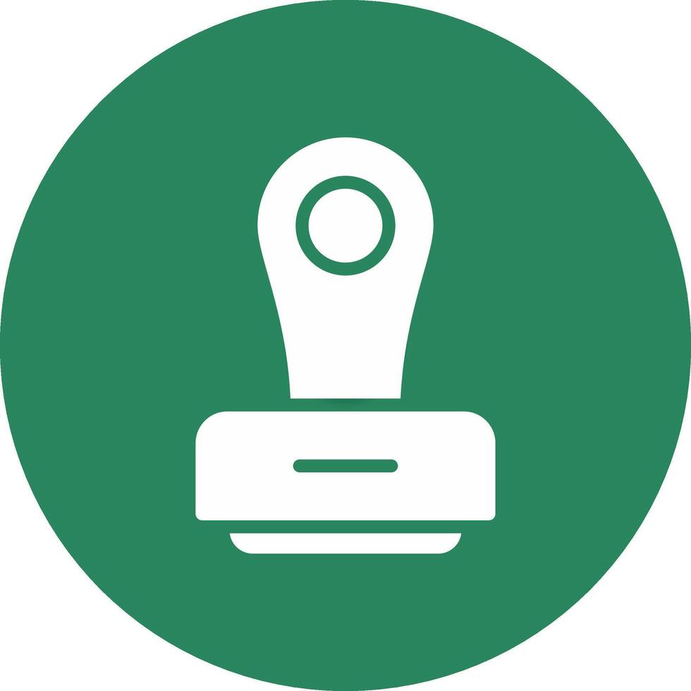Stamp Creative Icon Design vector