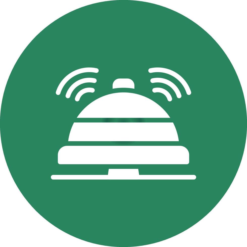 Reception Bell Creative Icon Design vector