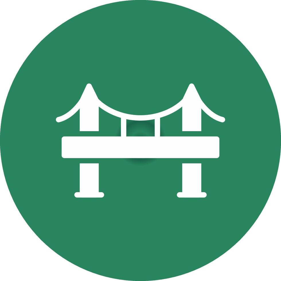 Bridge Creative Icon Design vector