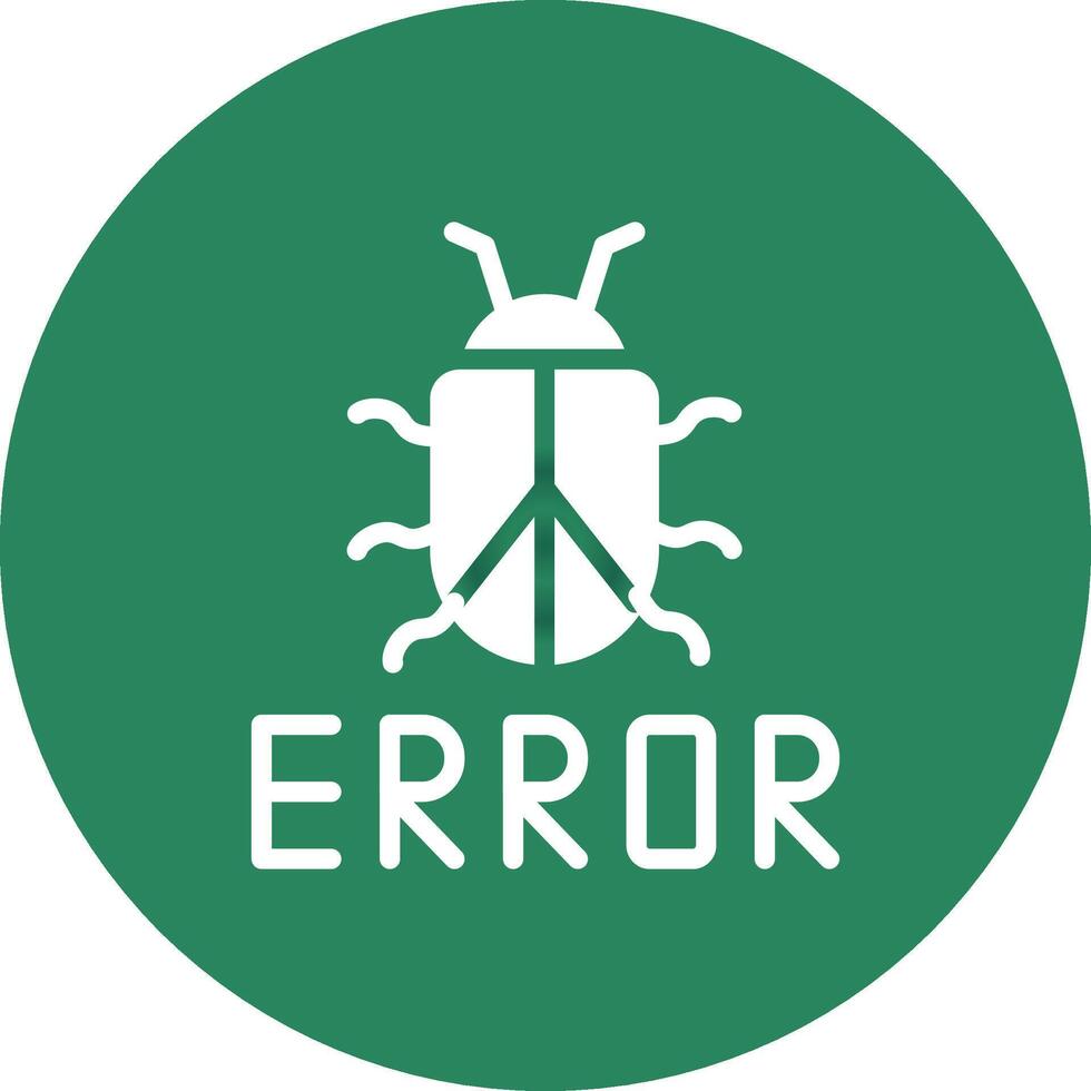 Bug Creative Icon Design vector