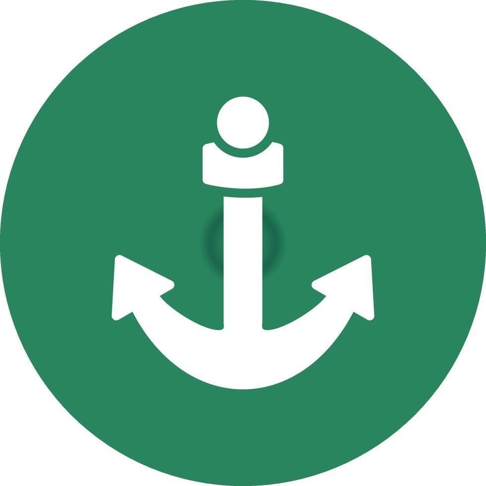 Anchor Creative Icon Design vector