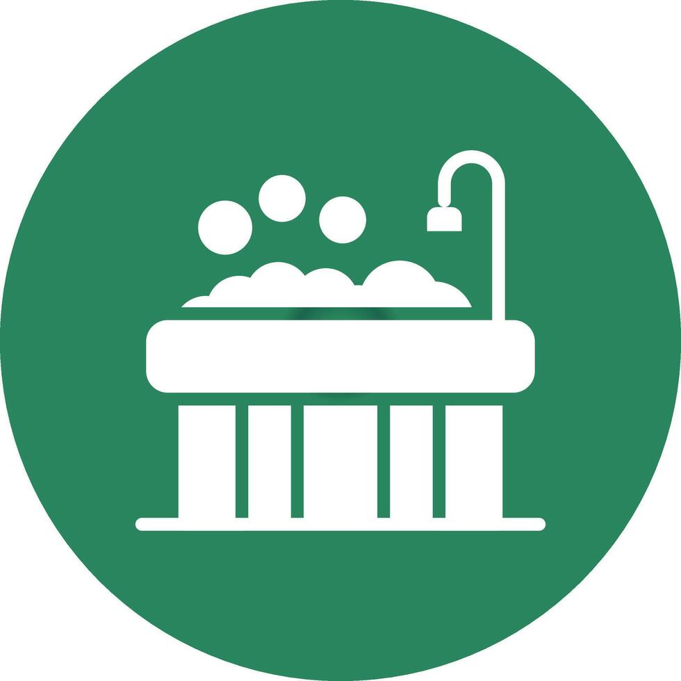 Bathtub Creative Icon Design vector