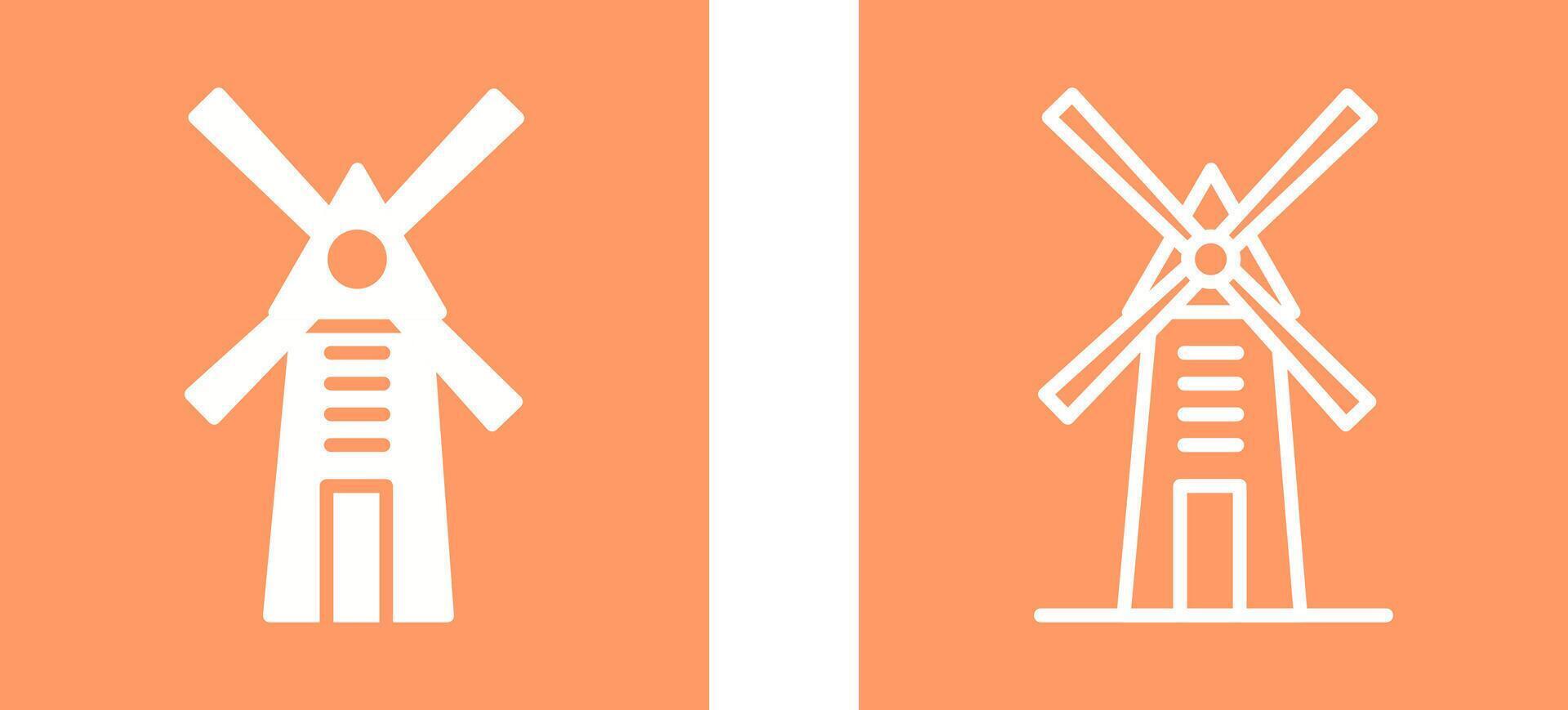 Windmill Vector Icon