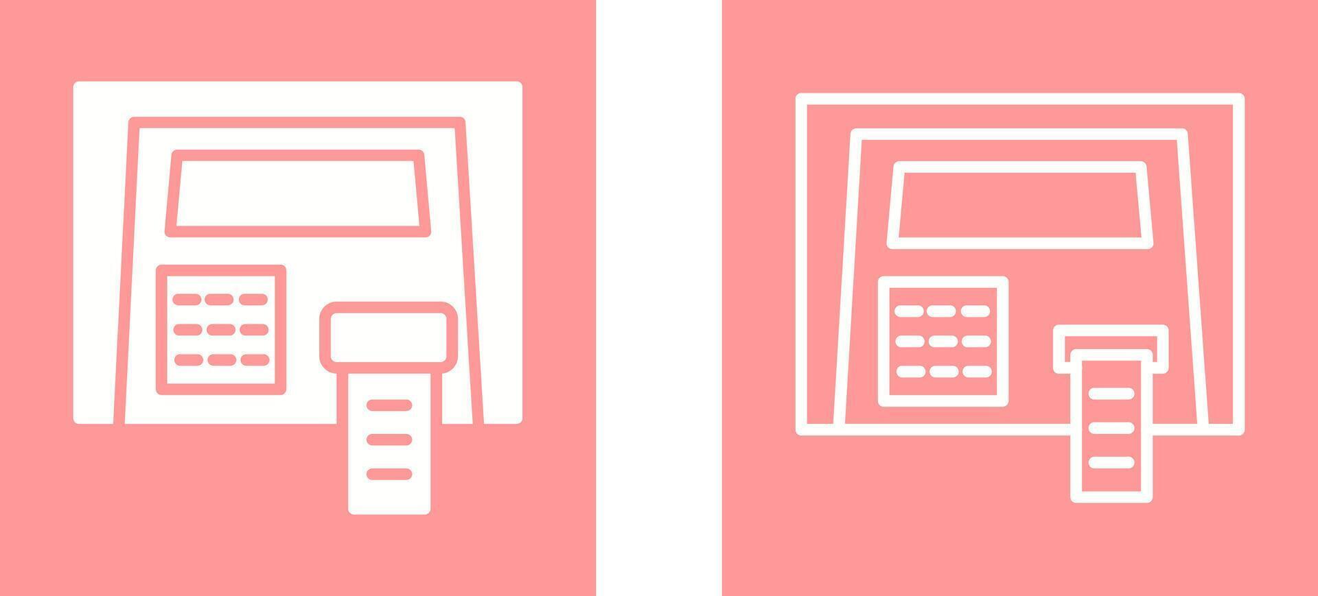 ATM Machine Vector Icon