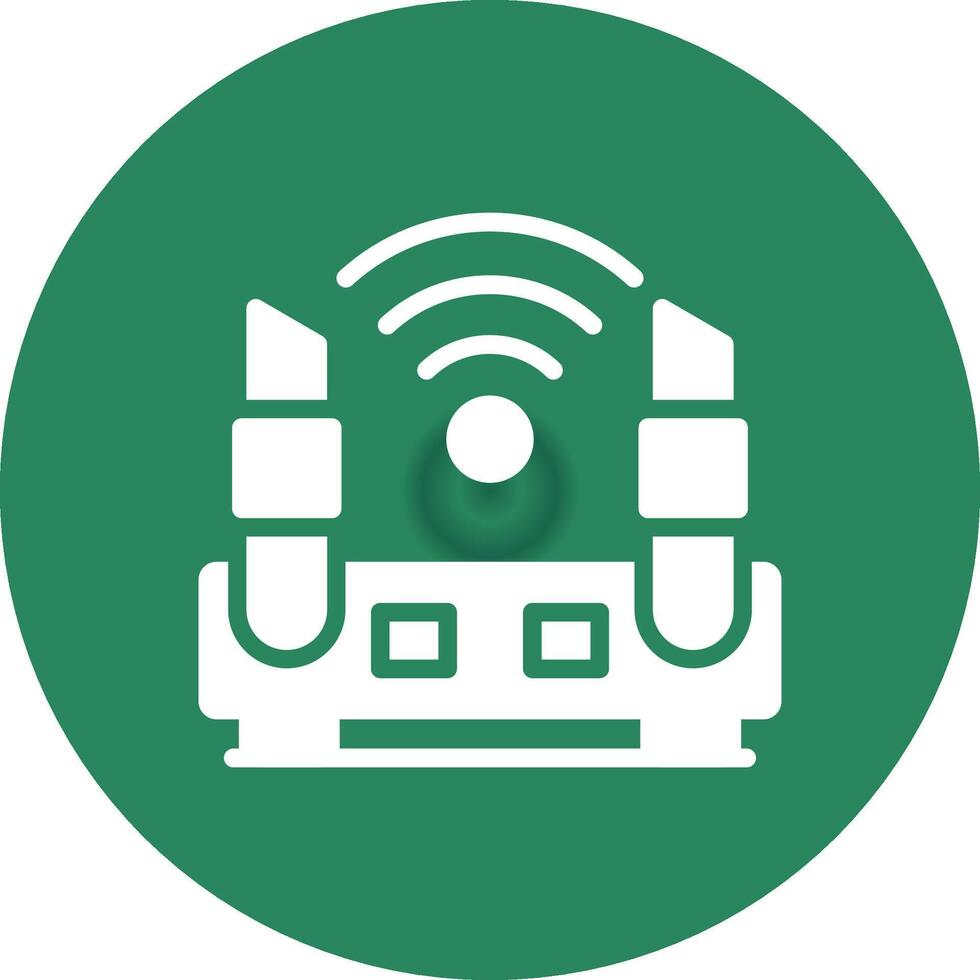 Wifi Router Creative Icon Design vector