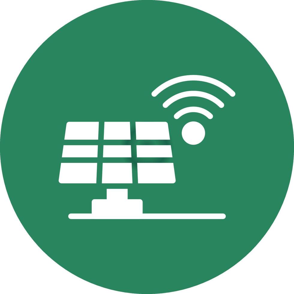 Solar Panel Creative Icon Design vector